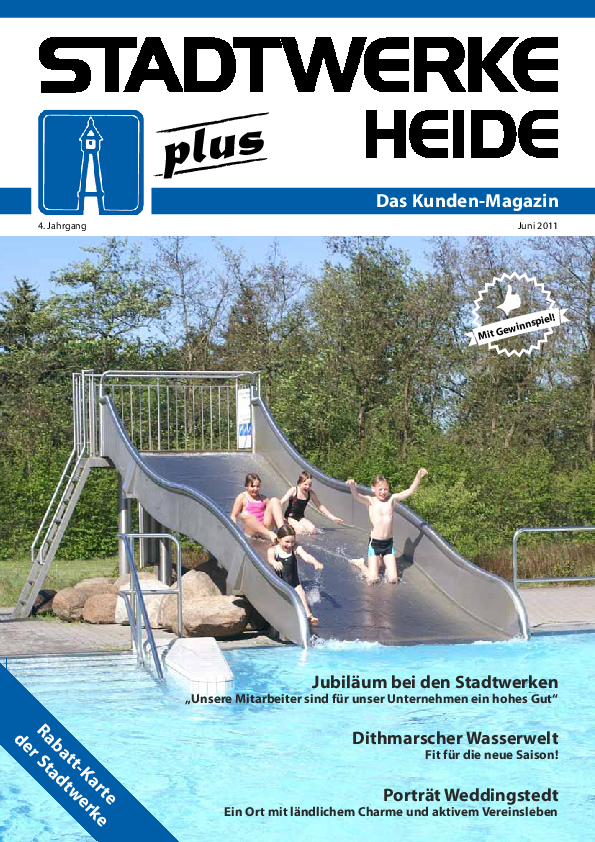 Cover des Kundenmagazins Ausgabe Juni 2011