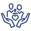 Icon dargestellt zur Symbolisierung von Familienfreundlichkeit 